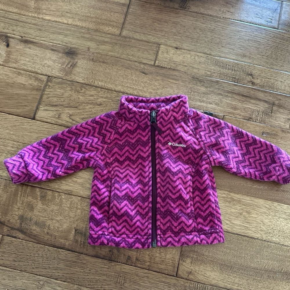 Columbia Baby Girl Fleece Full Zip Size 3-6‎ Months
